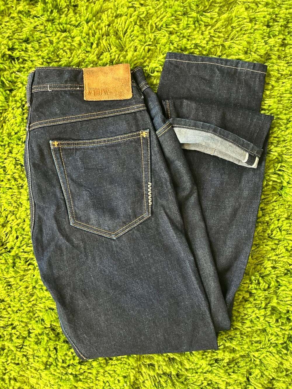 Nüw Raw Indigo Selvedge Denim Jeans lou slim